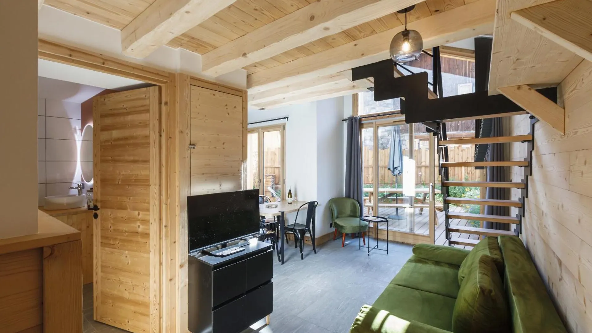 Chalet Bio Corti Spa 4 Personnes La Plagne Francie